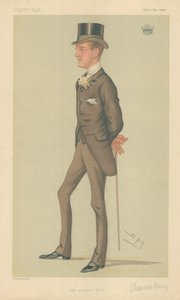 シュルーズベリーとタルボットの伯爵、プレミア伯爵、1880年7月17日、バニティフェア漫画 作： Leslie Matthew Ward
