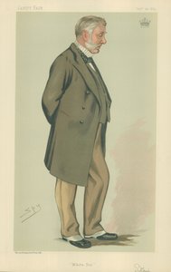階段の伯爵、ホワイトダル、1883年9月22日、バニティフェア漫画 作： Leslie Matthew Ward