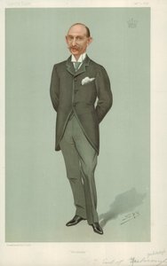 ヤーボロー伯爵、ブロックレスビー、1896年1月2日、バニティフェア漫画 作： Leslie Matthew Ward