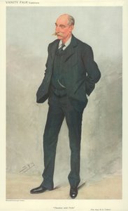 Hon Robert Garnett Tatlow、グラスゴー、1909年6月16日、バニティフェア漫画 作： Leslie Matthew Ward