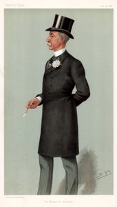 スコットランドの会員、サールイスマキーバー、スコットランドの政治家、1896年。 作： Leslie Matthew Ward