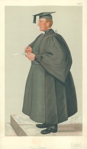 エドモンドワレ牧師、頭、1885年6月20日、バニティフェア漫画 作： Leslie Matthew Ward