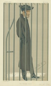 アーサー・トゥース牧師、キリスト教殉教者、1877年2月10日、バニティ・フェアの漫画 作： Leslie Matthew Ward