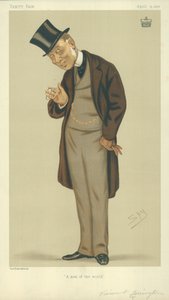 子爵トリントン、世界の男、1876年4月15日、バニティフェア漫画 作： Leslie Matthew Ward