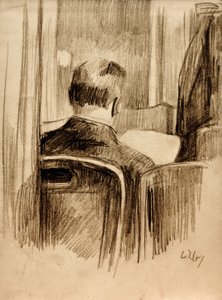 カフェの読者 作： Lesser Ury