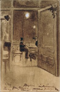 ザールカフェ バウアー 作： Lesser Ury
