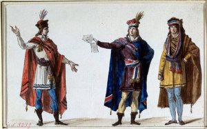 フランス革命：共和党の治安判事の衣装。兄弟Lesueurの版画 作： Lesueur Brothers