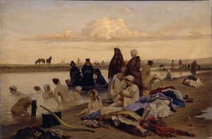僧侶。誤って立ち往生、1870年代 作： Lev Grigoryevich Solovyev
