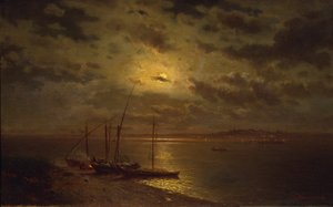 月夜、1870年代 作： Lev Lyvovich Kamenev
