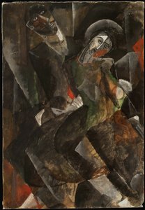 膝の上、1920年代。 作： Lev Solomonovich Galperin