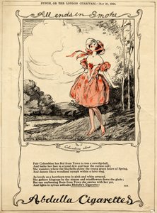 アブドゥルラ・シガレット（1920年 作： Lewis Baumer