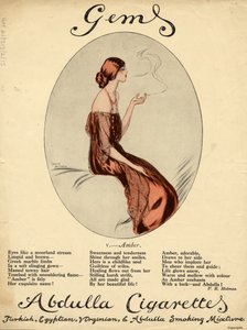 アブドゥルラ・シガレット、1920年代 作： Lewis Baumer