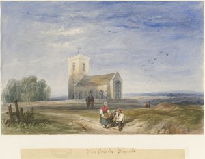 バニャール教会：水彩画、nd [1834]