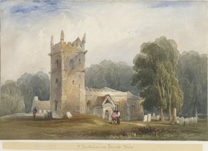 ブロア教会：水彩画、nd [c 1830]