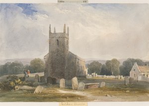 カルドン教会：水彩画、nd [c1830-1840] 作： Lewis John Wood