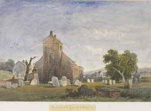 フラッシュチャペル：水彩画、ND [c1830-1840]
