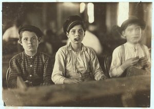 Englehardt und Co、タンパ、フロリダ州、1909年に葉巻を作る少年たち
