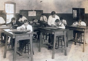 不明な画像 作： Lewis Wickes Hine