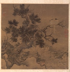 白内障の上の木の鳥 作： Li Di