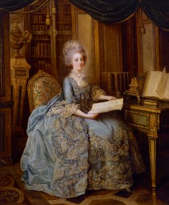 ラ・プティット・レーヌ」または「マダム・ソフィーの肖像」 1770-74年頃（油彩・キャンバス