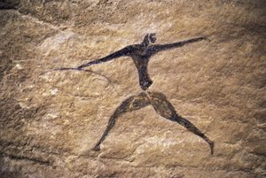 弓矢、洞窟画、タッシリ・ナジェール（ユネスコ世界遺産登録