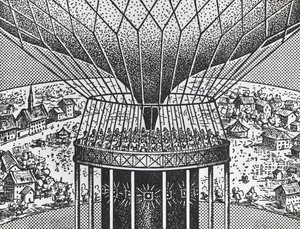 Raoul Grimoin-Sanson (1860-1941)によるシネラマ、シネラマの祖先となる円形映写機。 作： Unbekannt Unbekannt