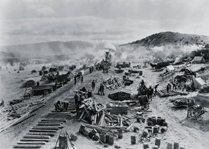 アメリカ西海岸での鉄道建設の様子 作： Unbekannt Unbekannt