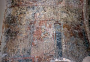 ギリシャ、クレタ島カンタノスの大天使ミカエル教会のフレスコ画（写真 作： Unbekannt Unbekannt