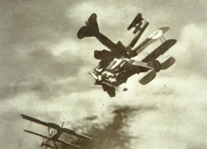 ドイツとイギリスの航空機が空中で衝突 作： Unbekannt Unbekannt