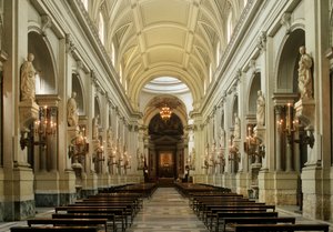 イタリア、シチリア州、パレルモ、大聖堂、内部、身廊 作： Unbekannt Unbekannt