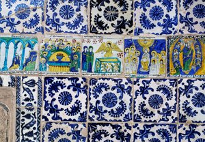 マジョリカ・タイル装飾（17世紀）、エルサレム旧市街のアルメニア総主教座（ユネスコ世界遺産登録 作： Unbekannt Unbekannt