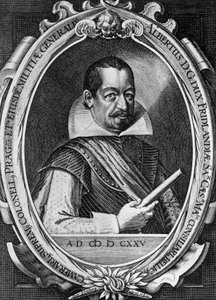 アルブレヒト・ヴェンツェル・ユーゼビウス・フォン・ヴァルトシュタイン（1583-1634）の肖像（ボヘミアの軍事指導者・政治家、三十年戦争の際に皇帝フェルディナンド2世に協力した）、ペーター・イッセルブルクによる彫刻（1580年頃～1631年頃）。 作： Unbekannt Unbekannt