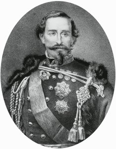 イタリアの将軍・政治家、アルフォンソ・フェレロ・デラ・マルモーラ（1804-1878）の肖像、エングレービング 作： Unbekannt Unbekannt