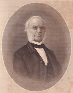アメリカのメソジスト司教ジョセフ・ホルディッチ（1794-1893）の肖像、アメリカの「レディース・リポジトリ」の刻印、1870年頃 作： Unbekannt Unbekannt