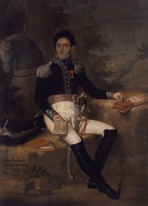 アントニオ・ボンファンティ（1768-1851）の肖像、イタリアの将軍、ゼニによる絵画、油彩、キャンバス、575x42cm 作： Unbekannt Unbekannt