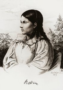 ベッティーナ・ブレンターノ・フォン・アルニム（1785-1859）の肖像 作： Unbekannt Unbekannt
