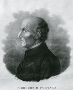 イタリアの数学者グレゴリオ・フォンタナ（1735-1803）の肖像、エングレービング 作： Unbekannt Unbekannt