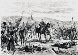 第4次プレヴェンの戦いの後、部隊を視察するルーマニアのキャロル王子（ロシア・トルコ戦争 作： Unbekannt Unbekannt