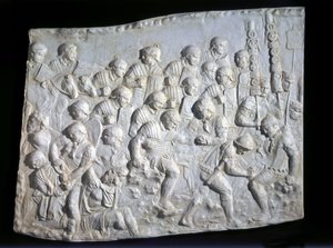 ローマ ローマ人兵士に施される応急処置（Trajans frieze 作： Unbekannt Unbekannt