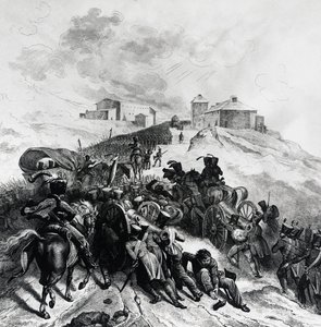 12月22〜24日、Sierra de Guadarramaを横断するフランス軍 作： Unbekannt Unbekannt