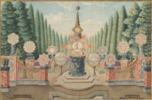 皇帝アレクサンドル1世の戴冠式（1801年9月、モスクワ） 1801年 作： Lieutenant Captain Cheleyev