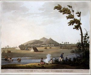 A View from the Royal Artillery Encampment, Conditore, plate 37, 