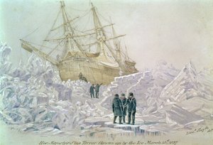 1837年3月15日、トレーディングジャーニーでの事件：氷によって投げられたHMSテロ
