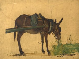 ラバの習作（キャンバスに油彩） 作： Lievan Herremans