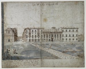 ローマの18のビュー：プロパガンダフィデの大学（直訳） 作： Lievin Cruyl