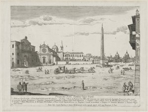 ローマ市の場所の紹介目論見書 Insign[ium]、1666 年。