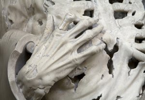 フレイデッド、またはスケルトン、詳細 作： Ligier Richier