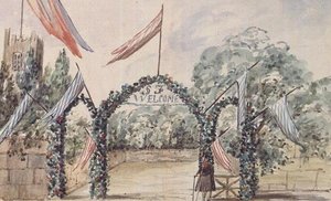 スティーブン牧師とファニー・カートライト夫人のAynhoeでの歓迎会 作： Lili Cartwright