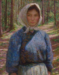 ベーマーの森で 作： Lilla Cabot Perry