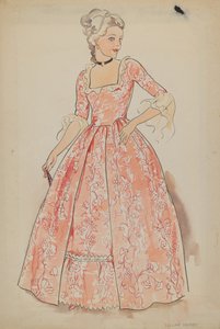 ドレス、c。 1936年。